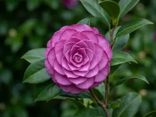 Early Wonder Camellia illustrated plant card