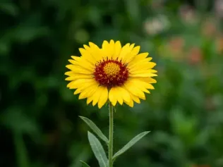 Common Blanketflower illustrated plant card