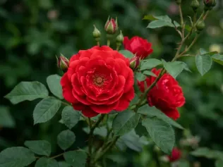 Easy Elegance Kashmir Rose illustrated plant card
